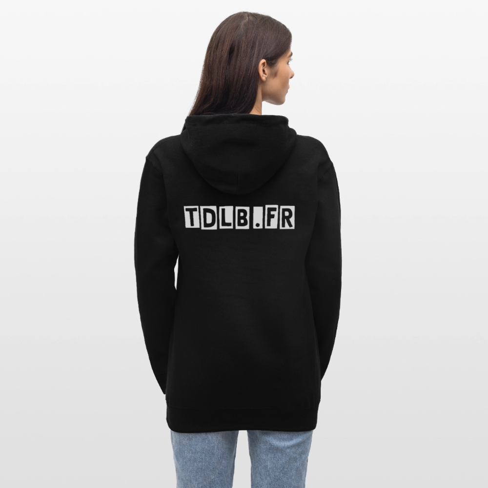 🧥 Sweat à capuche TDLB  – Double Impression - noir