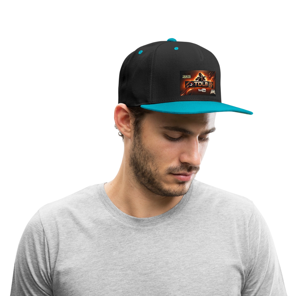 🧢 Casquette TDLB "Full Banner" – Série Fan Edition - noir/turquoise