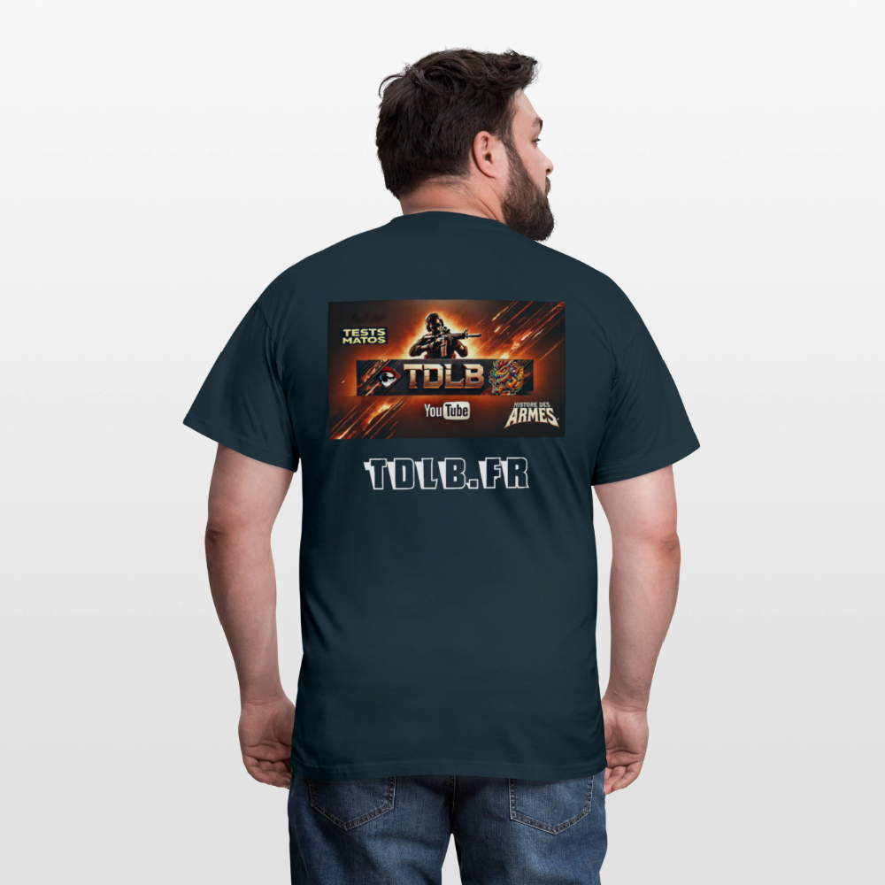 👕 T-Shirt TDLB "Full Banner" – Édition Unisexe Officielle - marine