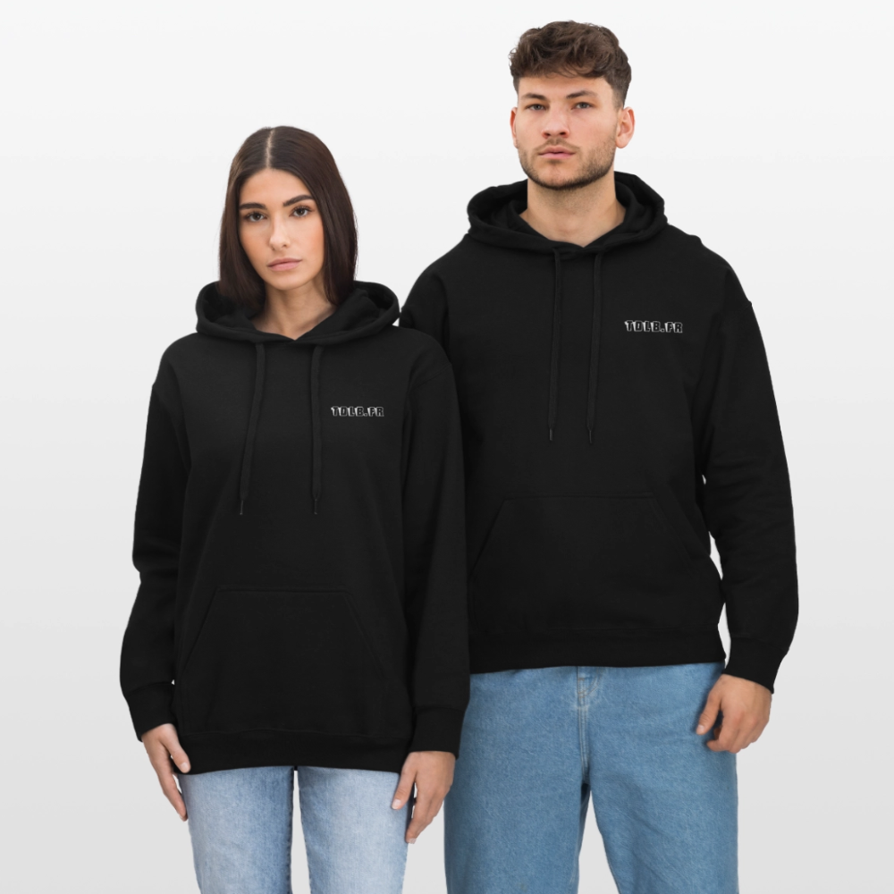 🧥 Sweat à capuche TDLB  – Double Impression - noir