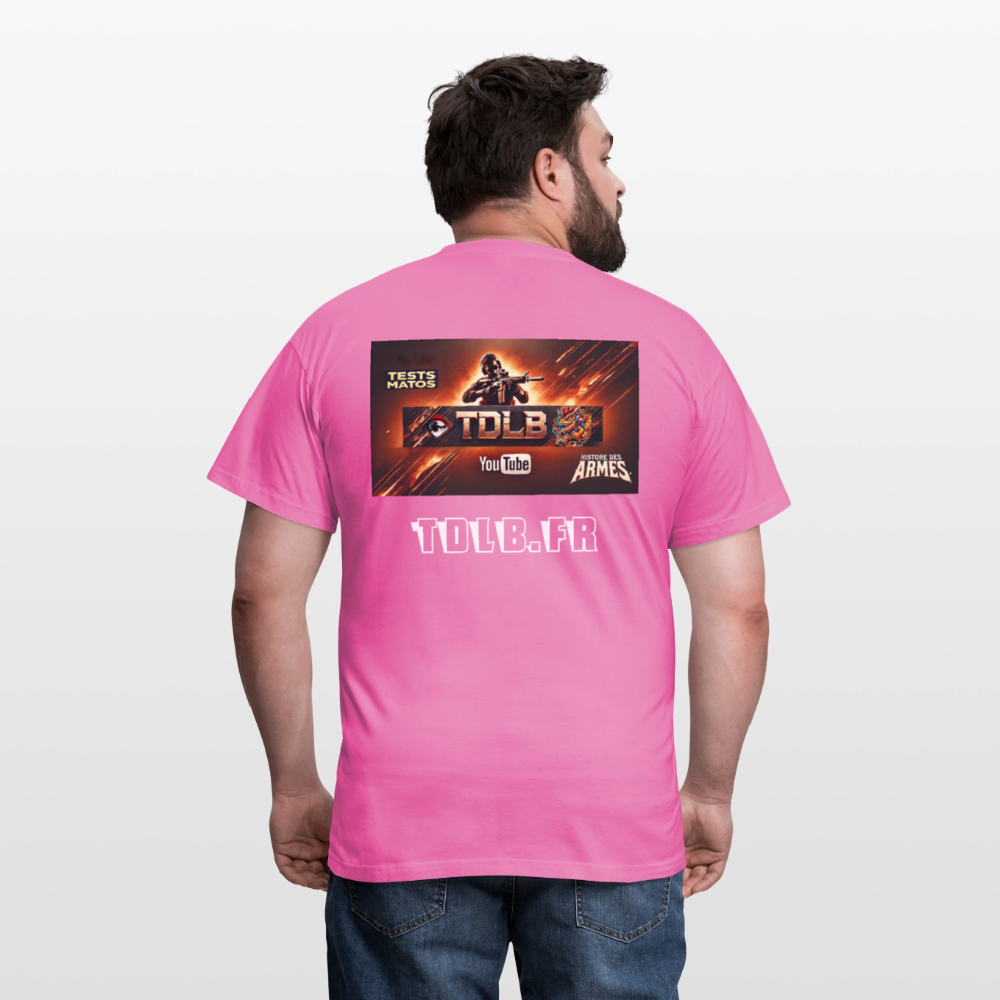 👕 T-Shirt TDLB "Full Banner" – Édition Unisexe Officielle - rose