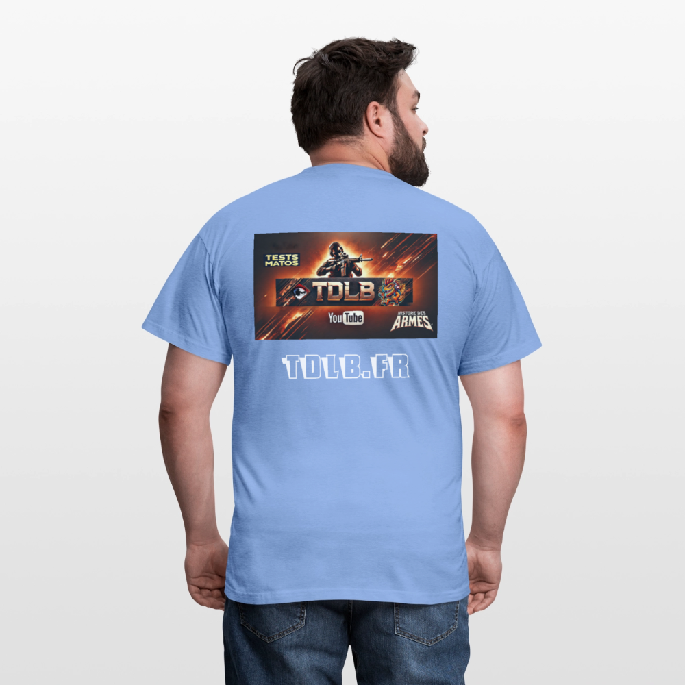 👕 T-Shirt TDLB "Full Banner" – Édition Unisexe Officielle - carolina blue