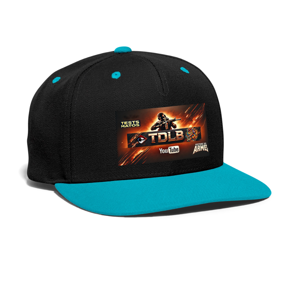 🧢 Casquette TDLB "Full Banner" – Série Fan Edition - noir/turquoise