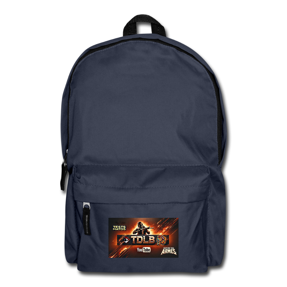 🎒 Sac à dos TDLB "Firestrike" – Édition Spéciale YouTube - bleu marine