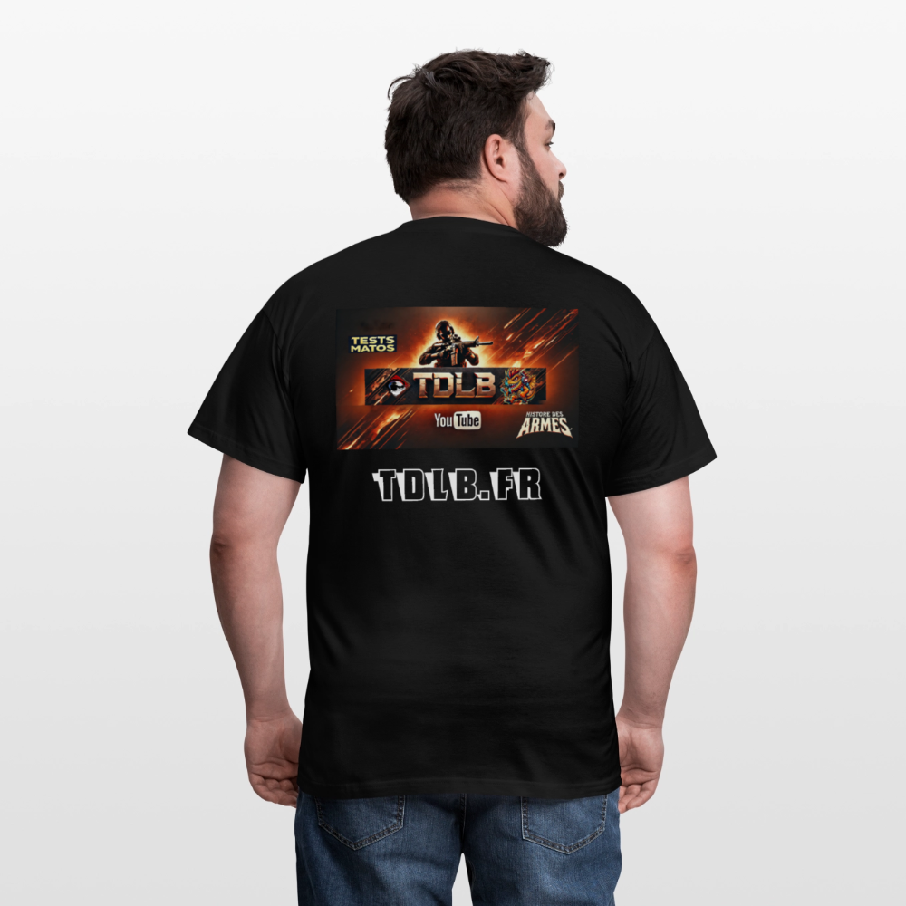 👕 T-Shirt TDLB "Full Banner" – Édition Unisexe Officielle - noir