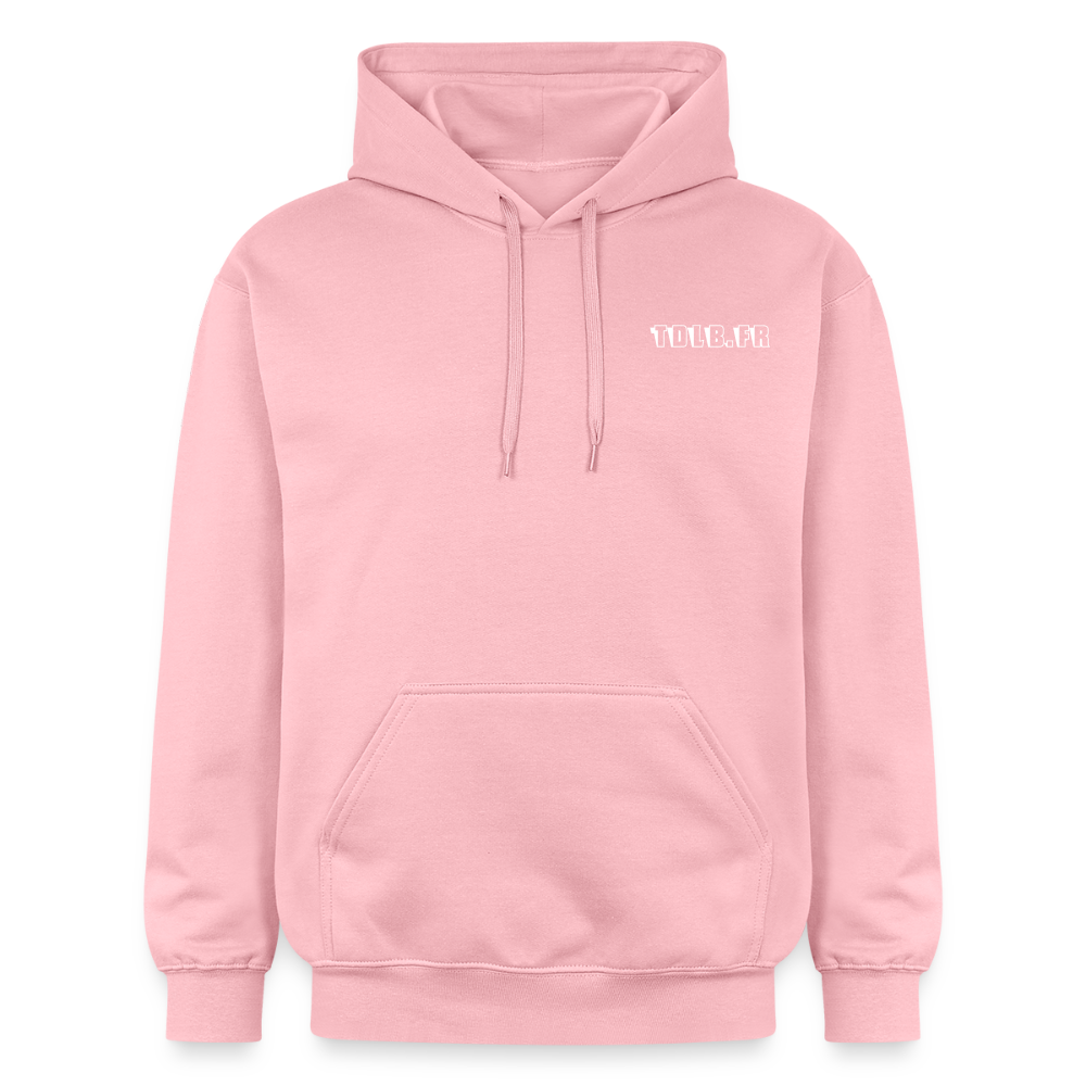 🧥 Sweat à capuche TDLB  – Double Impression - rose clair