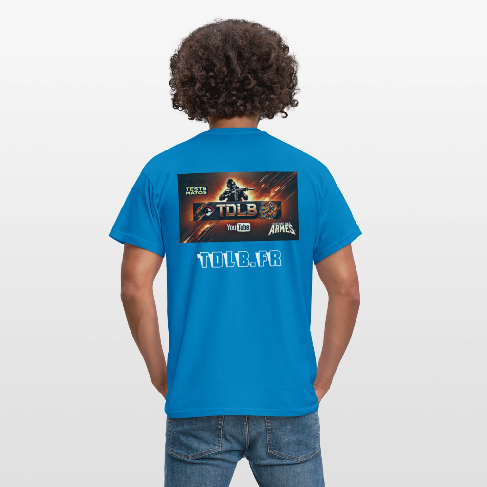 👕 T-Shirt TDLB "Full Banner" – Édition Unisexe Officielle - bleu royal