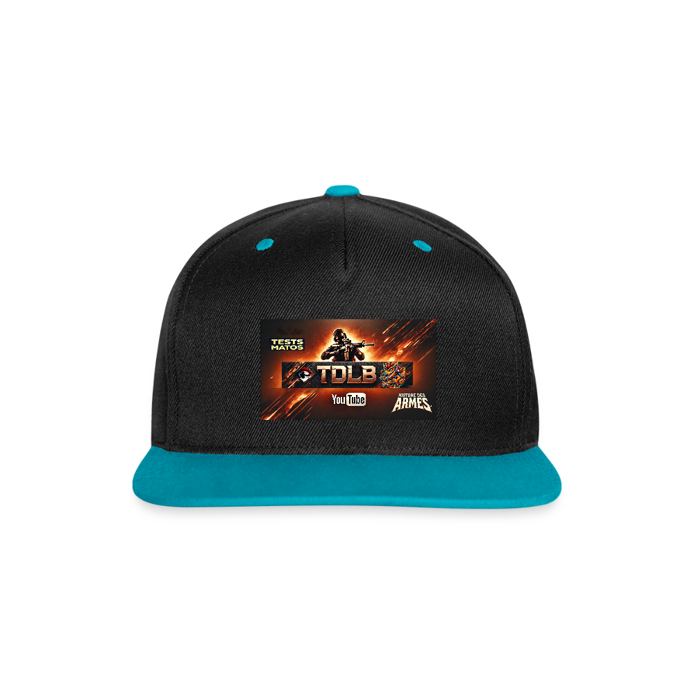🧢 Casquette TDLB "Full Banner" – Série Fan Edition - noir/turquoise