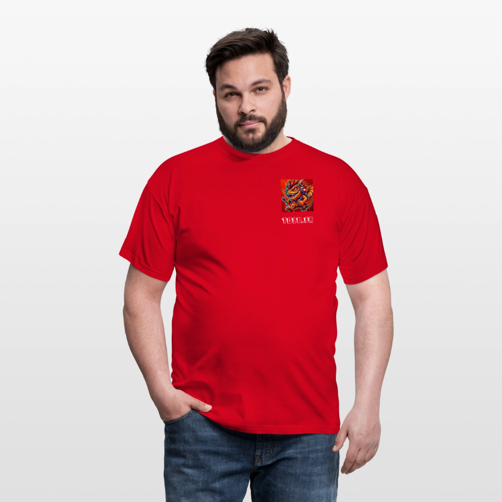 👕 T-Shirt TDLB "Chest Beast" – Logo Côté Cœur - rouge