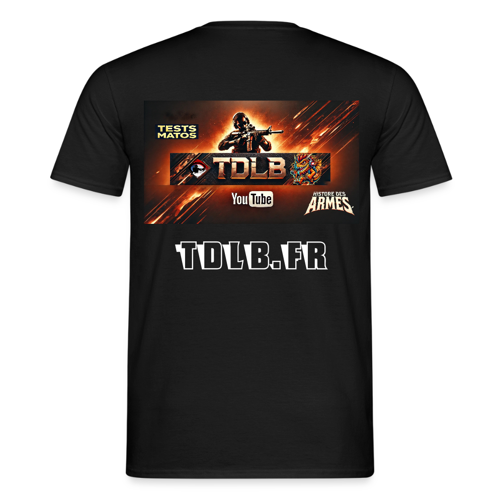 👕 T-Shirt TDLB "Full Banner" – Édition Unisexe Officielle - noir