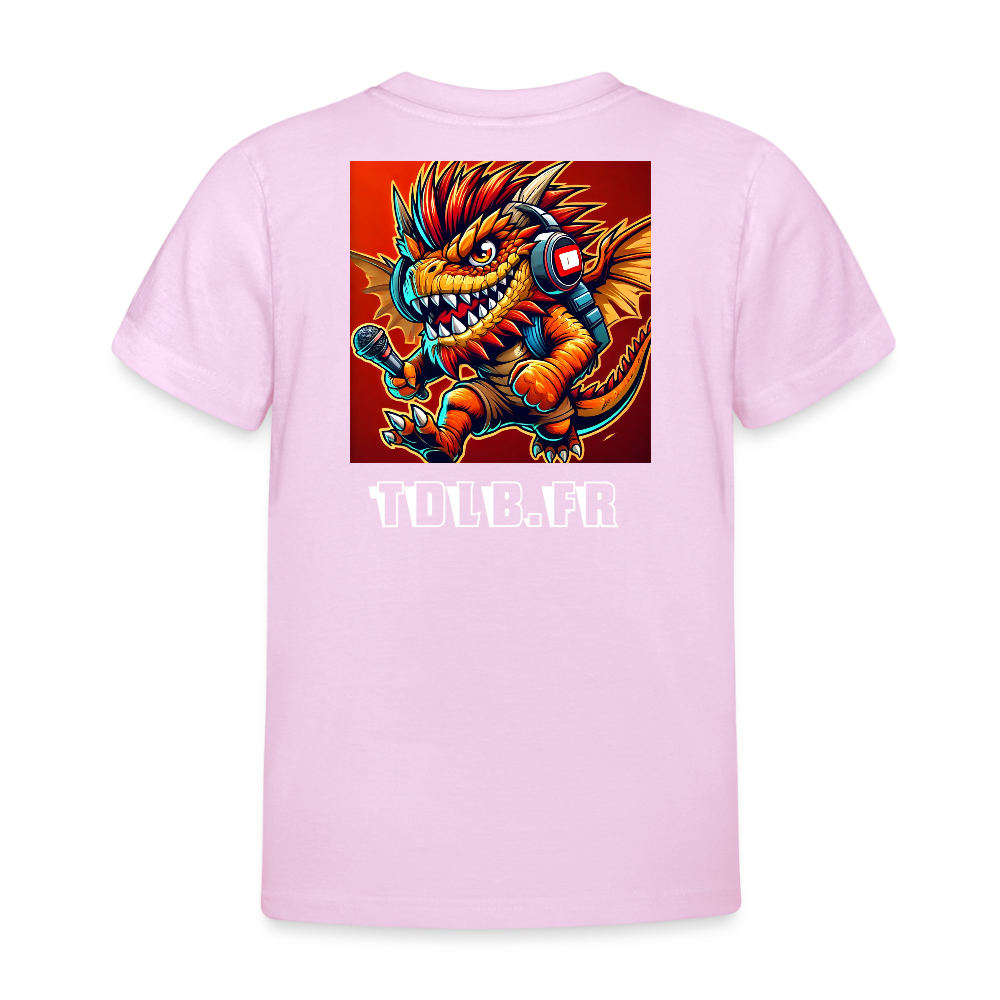 👕 T-Shirt Enfant TDLB "Mini Beast" – Logo Officiel - rose clair