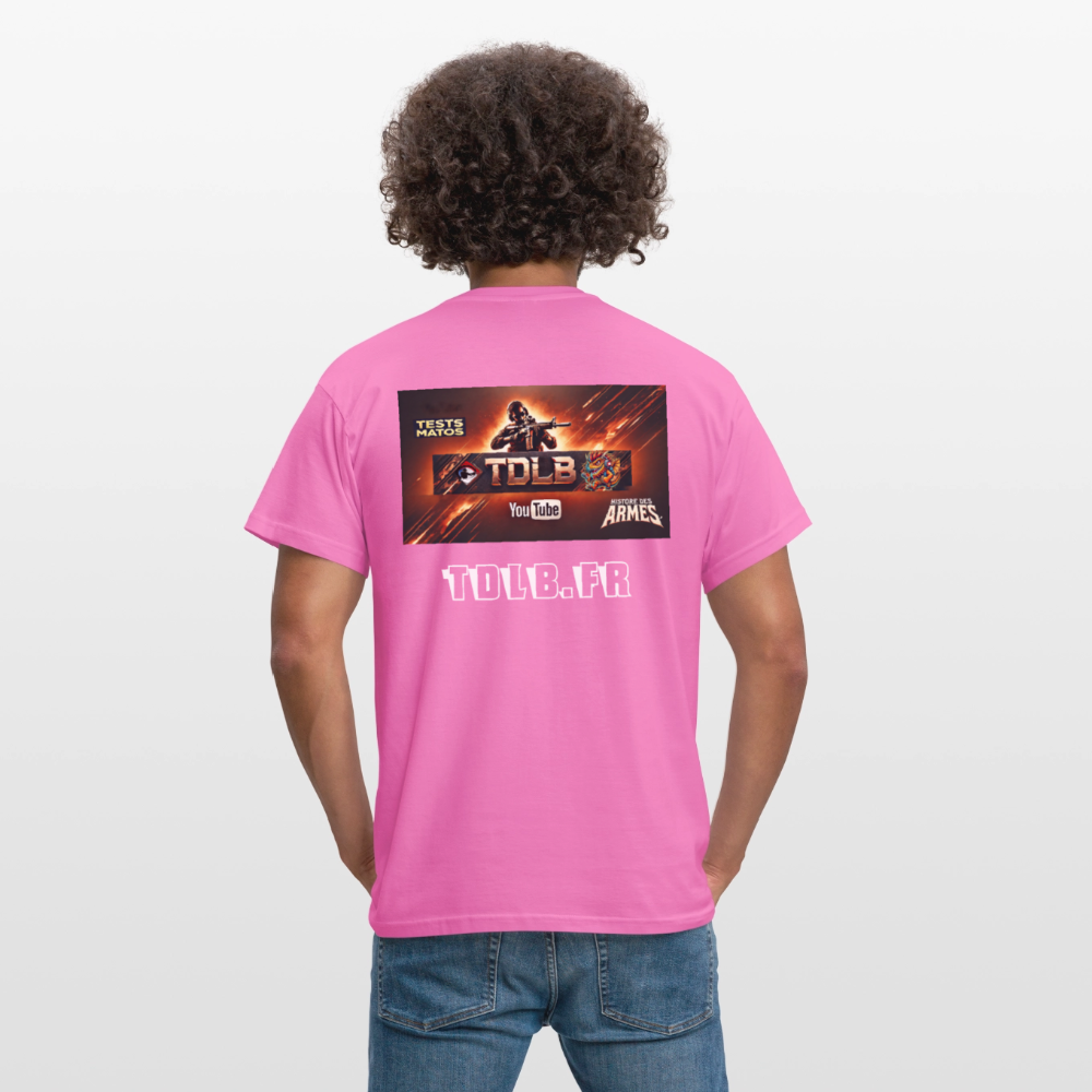 👕 T-Shirt TDLB "Full Banner" – Édition Unisexe Officielle - rose