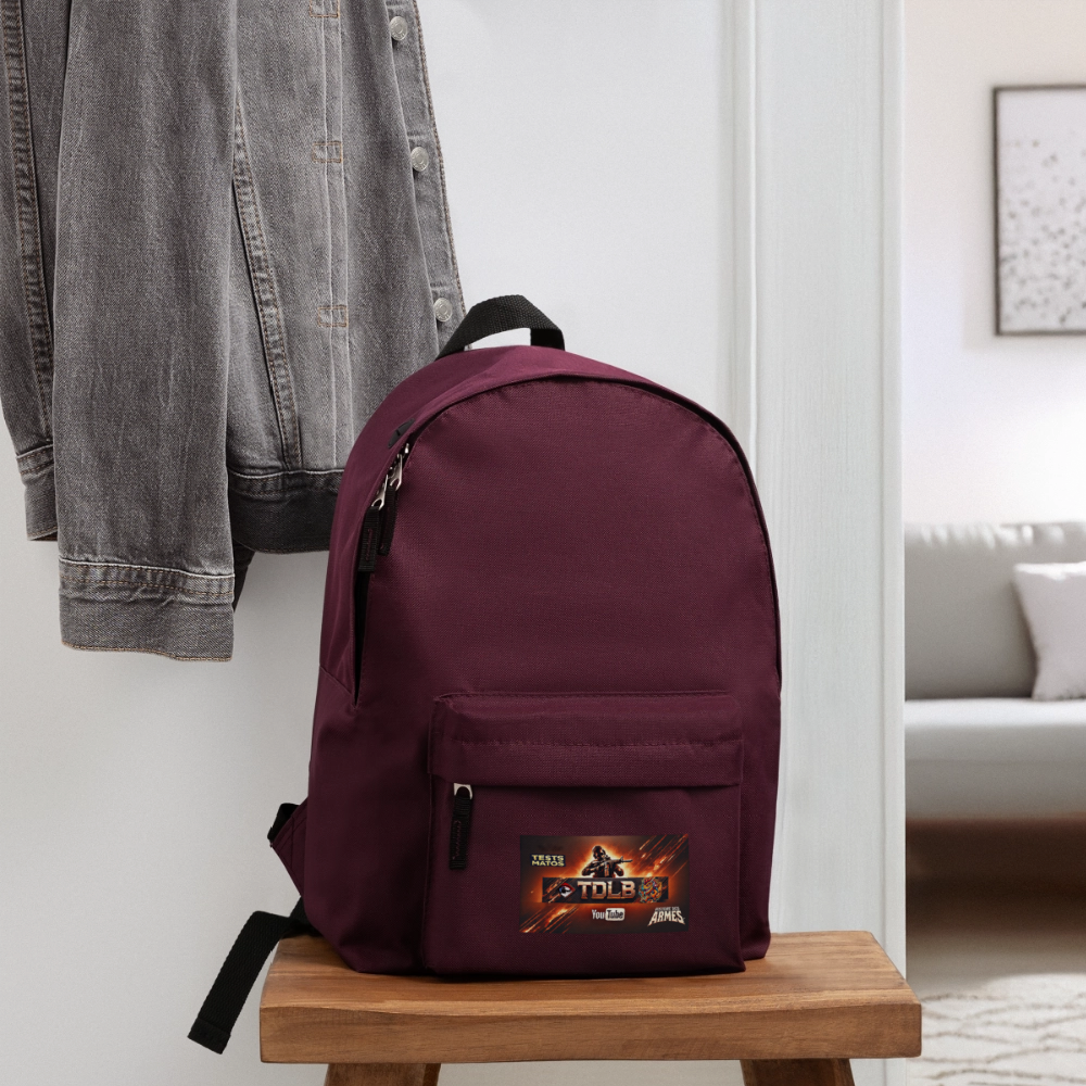 🎒 Sac à dos TDLB "Firestrike" – Édition Spéciale YouTube - bordeaux 