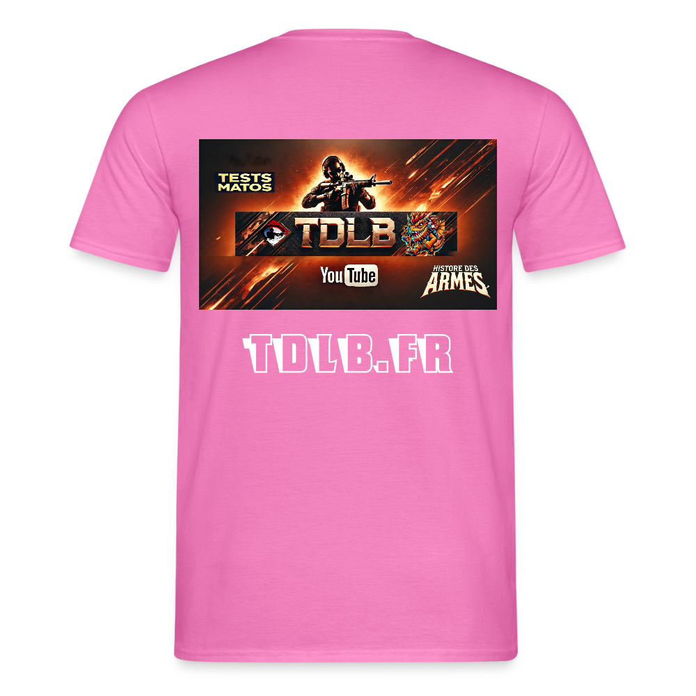 👕 T-Shirt TDLB "Full Banner" – Édition Unisexe Officielle - rose