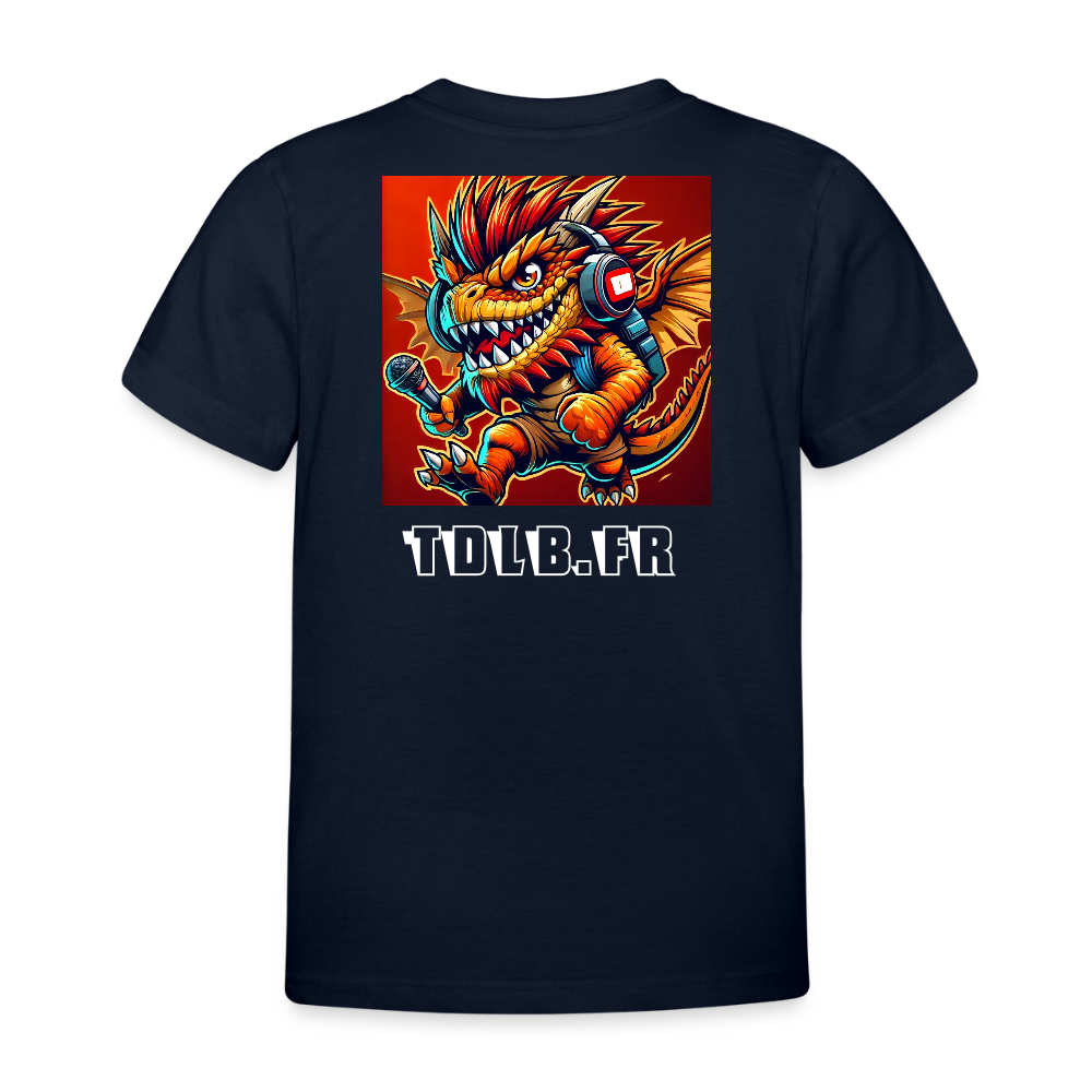 👕 T-Shirt Enfant TDLB "Mini Beast" – Logo Officiel - marine