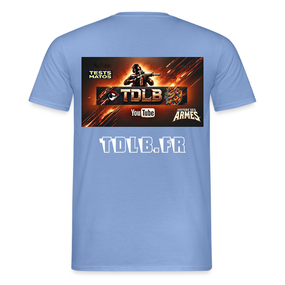 👕 T-Shirt TDLB "Full Banner" – Édition Unisexe Officielle - carolina blue