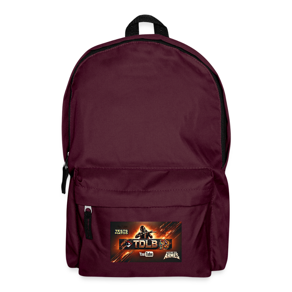 🎒 Sac à dos TDLB "Firestrike" – Édition Spéciale YouTube - bordeaux 