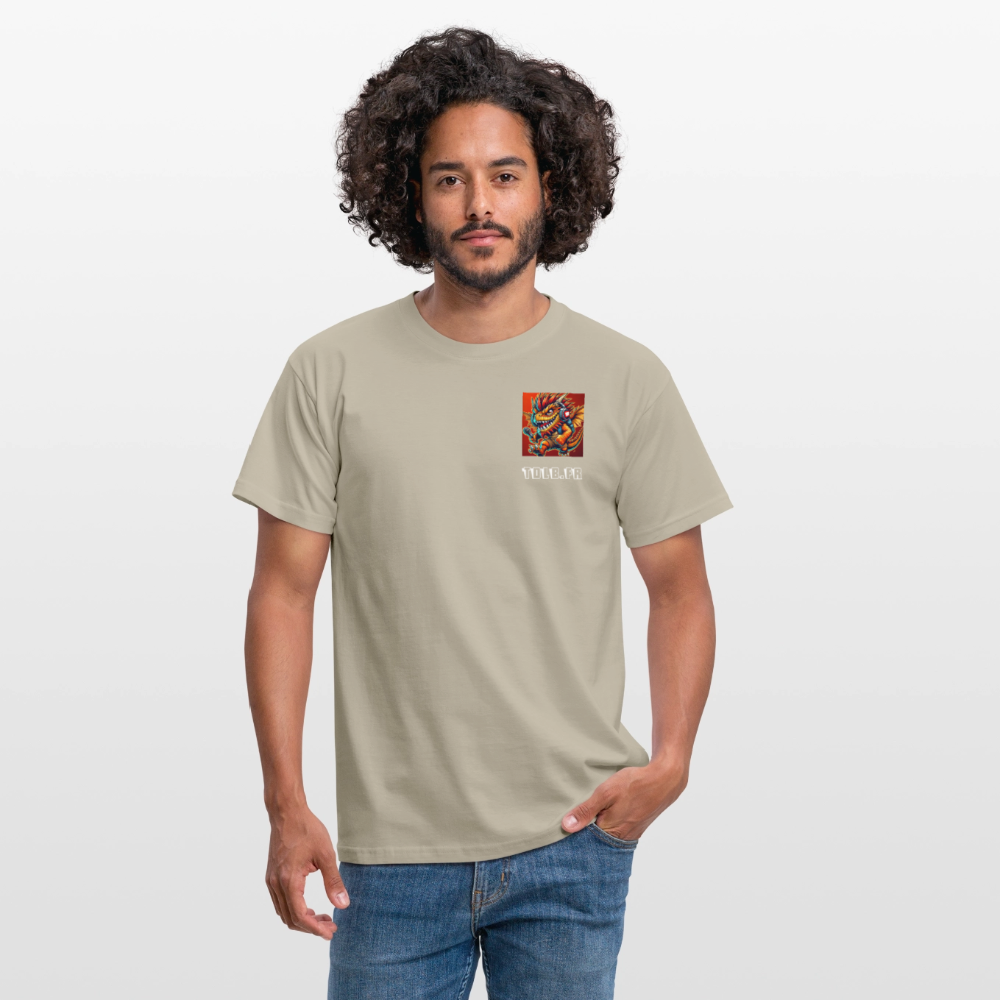 👕 T-Shirt TDLB "Chest Beast" – Logo Côté Cœur - beige sable