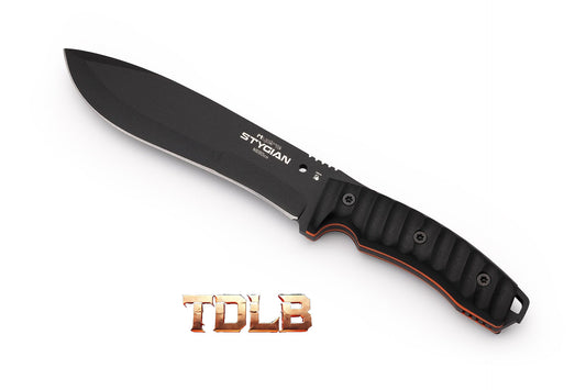 Stygian – Couteau  de survie à lame fixe | Acier Niolox SB1 – Design Hydra Knives