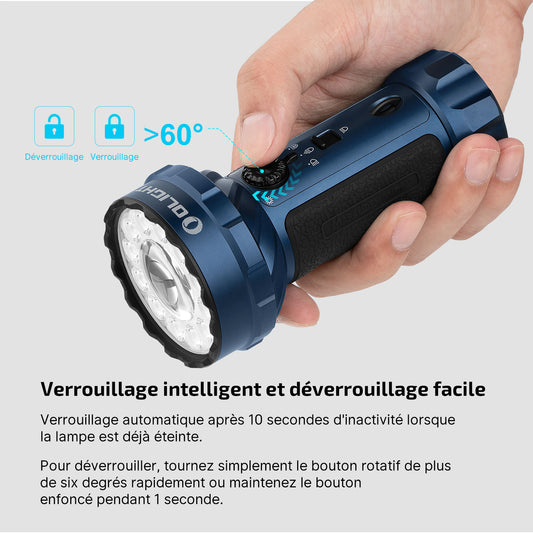Olight Marauder Mini 2 - Lampe Torche Puissante Rechargeable 10000 Lumens