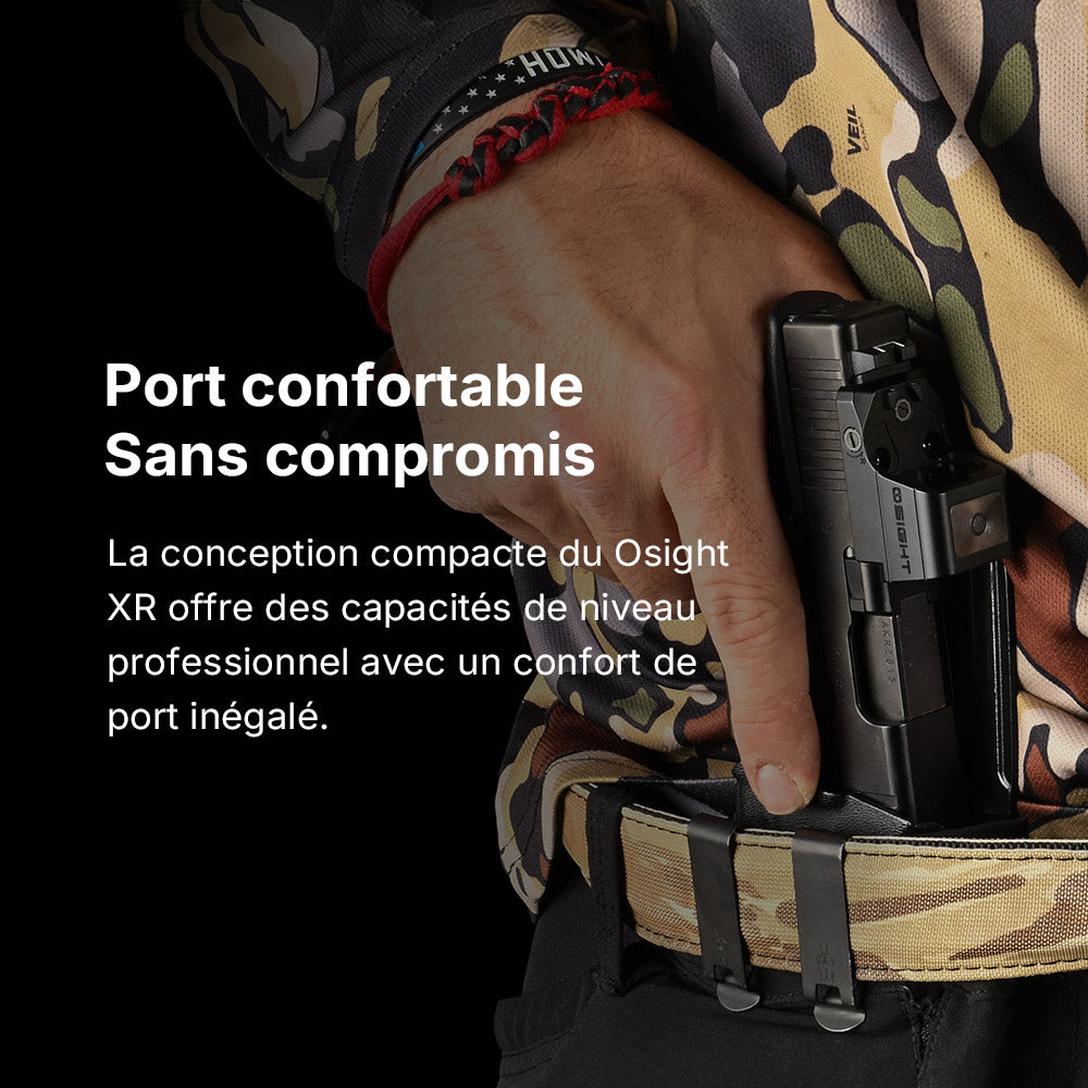 Osight XR Optique Fermé Empreinte RMR & Multi-Réticules Point de 2/6 MOA & Cercle de 32 MOA